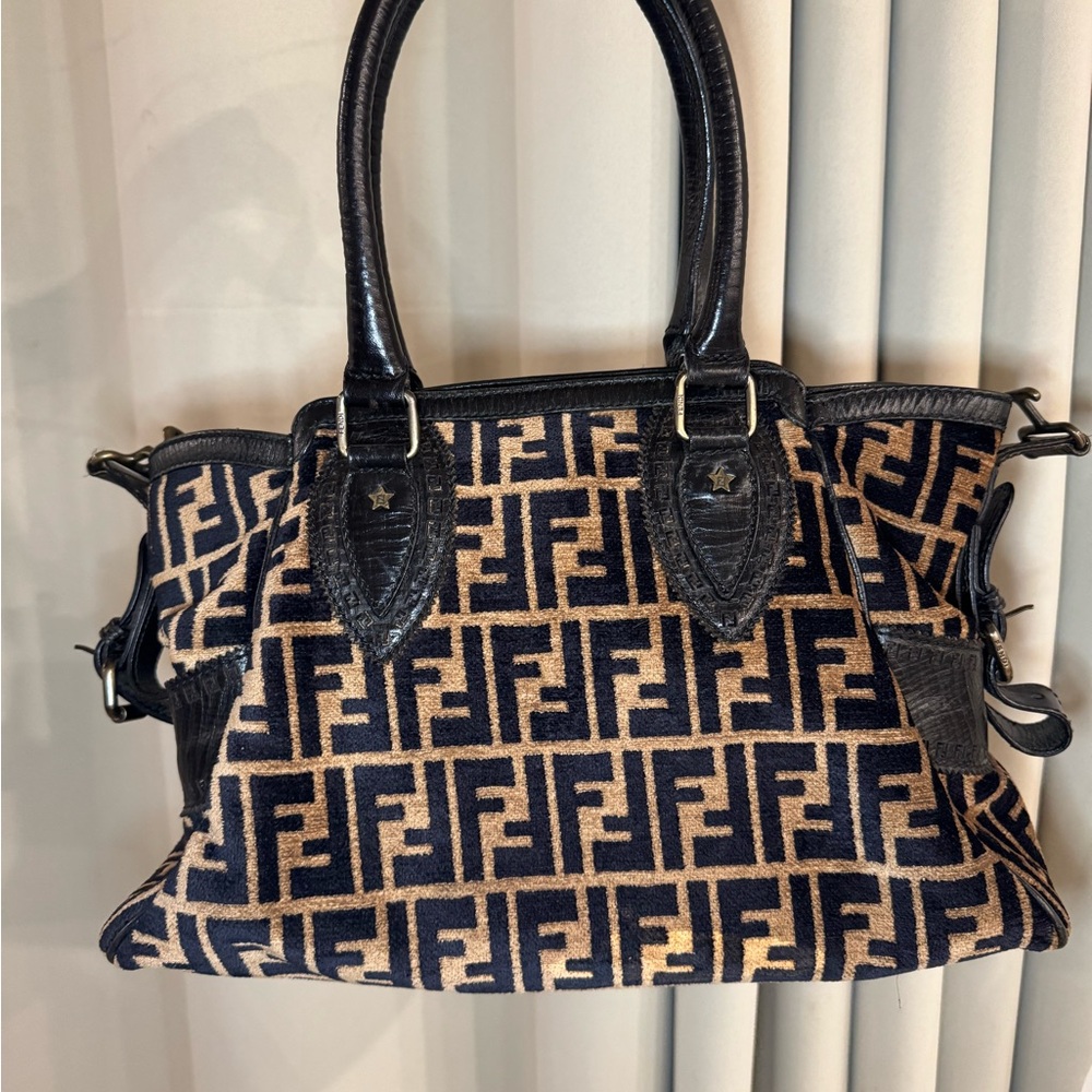 Fendi Zucca Du Jour Velvet bag - Picture 2 of 9